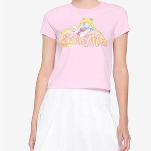 Hot Topic Sailor‎ Moon Logo Baby Style T-Shirt